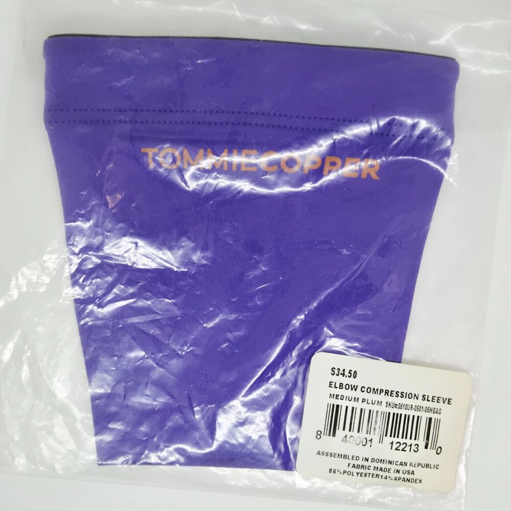 Tommie Copper Plum Elbow Compression Sleeve Size Medium NWT $34.50, Recovery